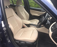BMW X1 SDrive 1.8D SE. 6SP2012. Cream Leather interior Irish Car. Lady Owner. Full Service history - Image 8/9