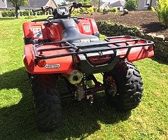 Honda trx420 as new