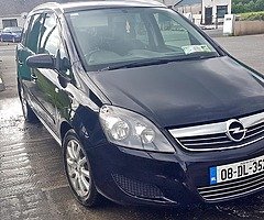 08 zafira 1.7cdti 7 seater