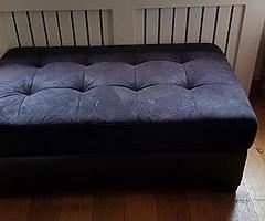 Sofa with foot rest - Image 3/4