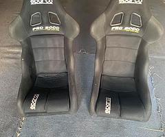 Two sparco rally seats for sale indate till 2021 call or txt [hidden information] - Image 5/5
