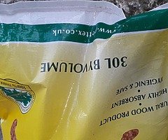 Kitty litter pellets ... free