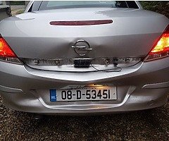 2008 Opel Astra Design Convertable TT / Light rear damage - Image 4/9