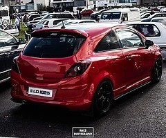 Corsa D le flame red bumper for sale