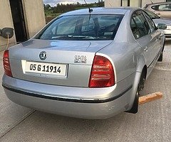 Skoda Superb 130brake for breaking.