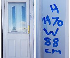Pvc back doors