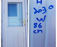 Pvc back doors
