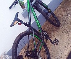 Carrera mountain bike only put new chain on it a few weeks ago good bike for someone