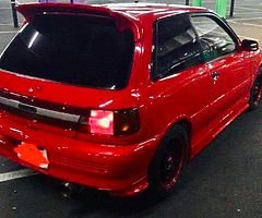 1990 Red TOM's Mk1 GT Starlet