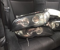 2 sets of e46 m sport headlights