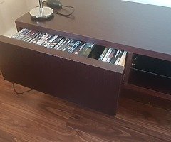 Solid walnut tv unit - Image 3/4