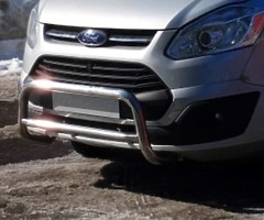 TRANSIT CUSTOM BULL BAR WANED