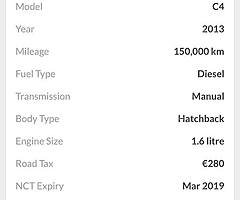 2013 Citroen C4 Finance this car from €47 per week - Image 10/10