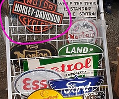 Large Harley Davidson Heavy Cast iron sign