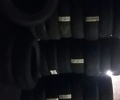 Parn worn tyres £5 each £10 fitted