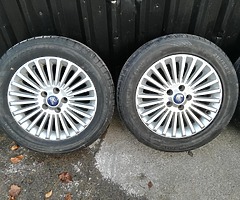 16" Ford alloys with tyres - Image 1/7
