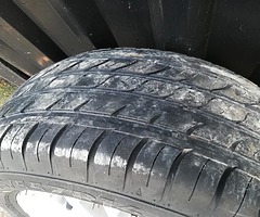 16" Ford alloys with tyres - Image 3/7