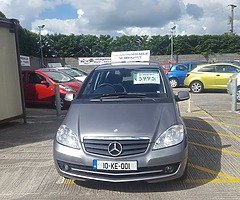 2010 Mercedes A160 Blue Effieciency Low miles 2 year Nct