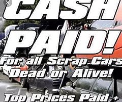 Scrap cars vans jeeps ect wantedtop prices paid