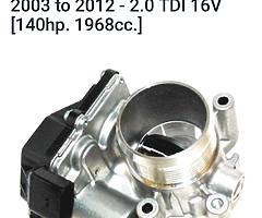 Throttle body fir audi a[hidden information]tdi 140 bhp bkd engine