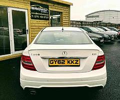 2012 Mercedes C-Class Sport C250 AMG SPORT + CDI BLUE