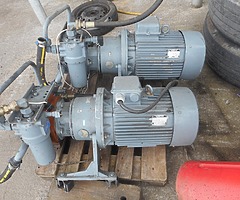 FOR SALE: Hydraulic 3 Phase Motors