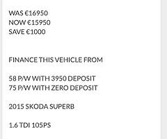 Skoda superb €58 per week on finance - Image 8/10
