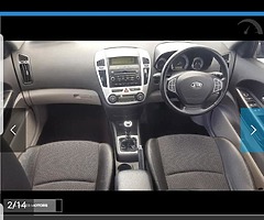 08 Kia ceed 1.d srdi car has history from first of 2 owners every service every cert 78900 clock