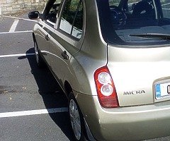 Nissan Micra 1,0L 2004 NCT 1/20 TAX till.7/19 very low miage - Image 5/10