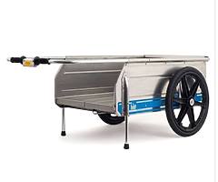 Folding paddock trolley