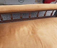 Antique chaise lounge button back - Image 3/7