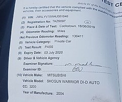 2004 Mitsubishi Shogun - Image 3/4