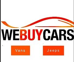 Cars vans jeeps wanted ❗️