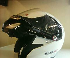 LS2 flip face helmet