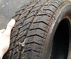 Only 15" tires left 4 tires for €100