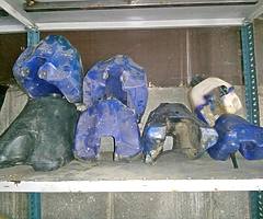 Tanks visiors pegs handle bars