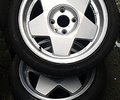 16" Borbet A's. 4x114.3