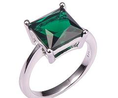 Emerald 925 Sterling Silver Rings - Image 3/3