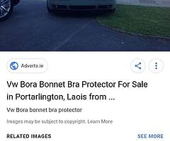VW Bora bonnet bra