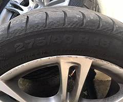 bmw F10 wheels, r18, good tyres - Image 3/4
