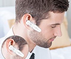 Bluetooth Headset with Backup Battery Noise Cancellation Wireless Bluetooth Earpiece With Microphone - Image 5/7