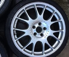 19" BBS motor sport rims & tyres - Image 4/11