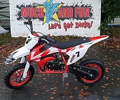 Cobra 50 kids dirt bike 50 cc at muckandfun in Wicklow serious valve for money
